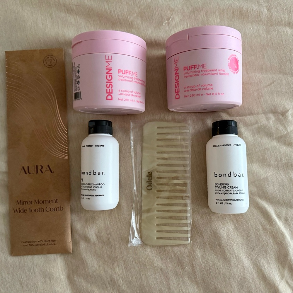 Design Me, Bond Bar & Wide Tooth Combs NWT